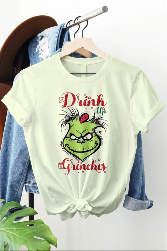 Drink Up Grinches Grinch Graphic Tee